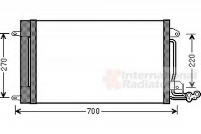 VAN WEZEL 49005038 -  Конденсатор, кондиционер